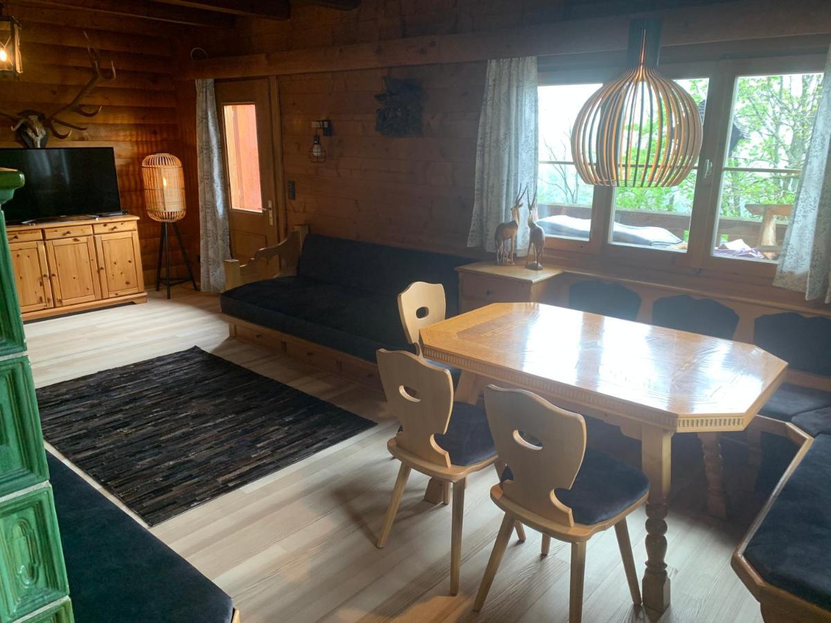 Ferienwohnungen Im Blockhaus Metzler Schwarzenberg Exterior photo