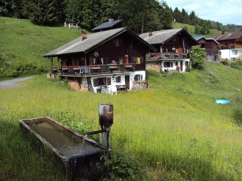 Ferienwohnungen Im Blockhaus Metzler Schwarzenberg Exterior photo