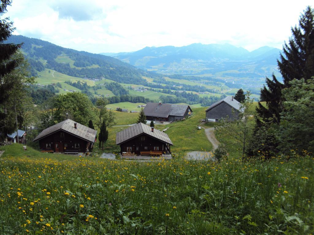 Ferienwohnungen Im Blockhaus Metzler Schwarzenberg Exterior photo